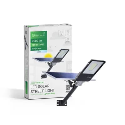 LED ulična svjetiljka Green Tech 100W, 6000K, IP65, solar
