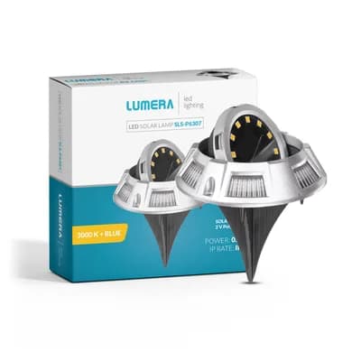 LED solarna svjetiljka Lumera Lighting, 3000K + blue, IP44