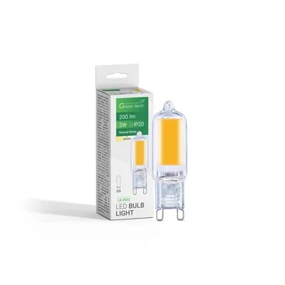 LED žarulja Green Tech 2W, 4000K, G9, IP20, San`an chip