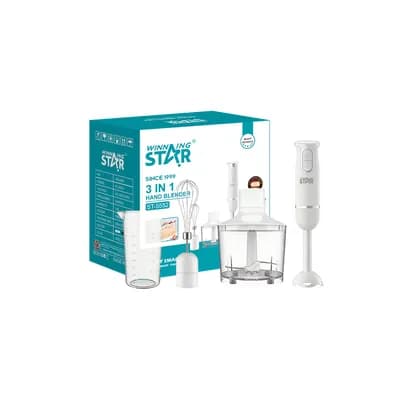 Štapni mikser Winning Star ST-5552-WH, 600W, bijeli, s 4 funkcije