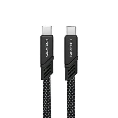 C na C kabel Gigatech 1m,PD 60W, crno-bijeli
