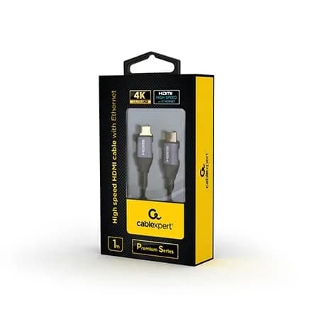 HDMI kabl GEMBIRD, High speed with Ethernet "Premium series", 2 m, CCBP-HDMI-2M