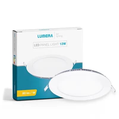 LED panel Lumera Lighting 12W, 3000K, ugradni, okrugli