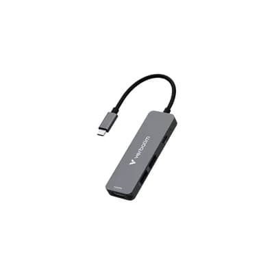 USB-C multiport hub Verbatim, HDMI, USB-C PD, USB-A, USB-A 3.2 Gen1, Essentials