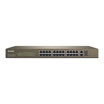 TENDA Gigabit combo PoE web smart switch TEF1226P-24-440W