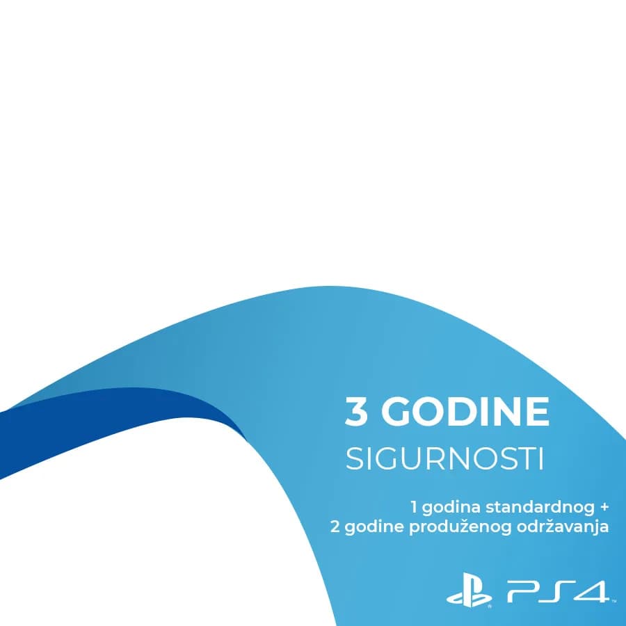 SD PS4 3 godine sigurnosti (1 godina standardnog + 2
