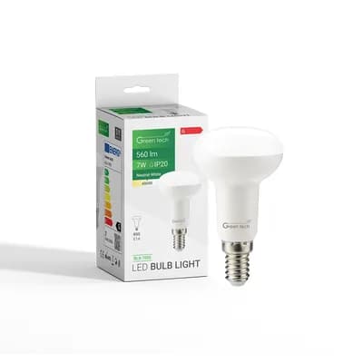 LED žarulja Green Tech 7W, 4000K, E14, R50, IP20, Sanan chip