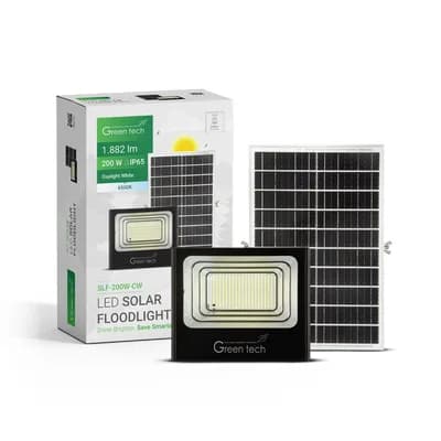 LED solarni reflektor Green Tech 200W, 6500K, IP65