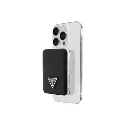 Power bank Guess 5000 mAh, MagSafe kompatibilan, crni