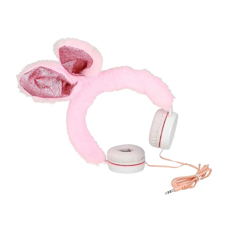 SLUŠALICE GJBY - PLIŠANI ZEKO PINK