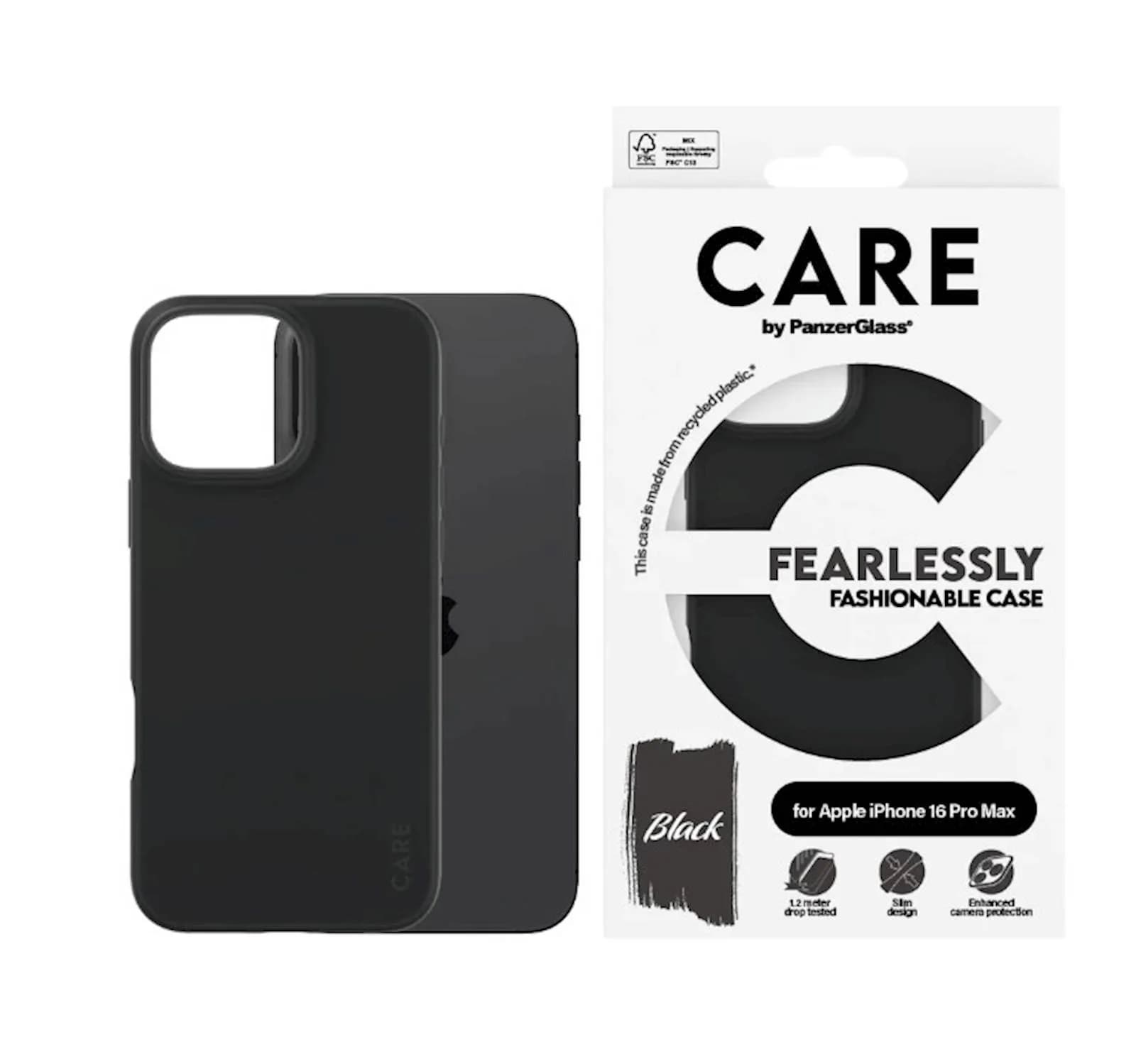 PanzerGlass Zaštitni okvir Care iPhone 16 Pro Max Black