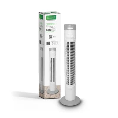 Ventilator stupni Green Tech 45W, 32", bijela boja