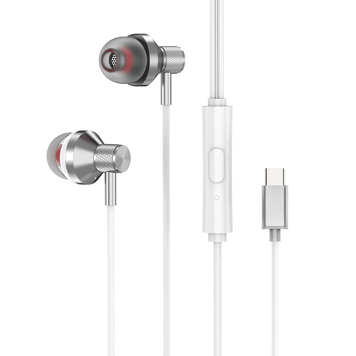 S-Link slušalice sa mikrofonom in-ear USB-C, Type-C, SL-TPK03 white, 39568