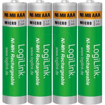 Logilink Baterije AAA Rechargeable LR03RB4 NiMH 1000mAh 4KOM