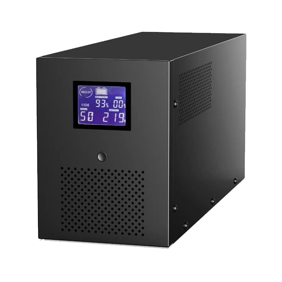 UPS GEMBIRD EG-UPS-036, UPS with USB and LCD display, 3000 VA, black