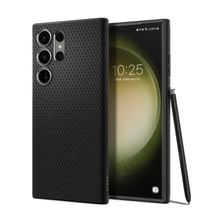 ZAŠTITNA MASKA SPIGEN LIQUID AIR ACS05614 ZA SAMSUNG GALAXY S23 ULTRA - MAT CRNA