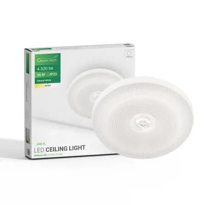 LED plafonjera Green Tech 36W, 4000K, fi 50cm