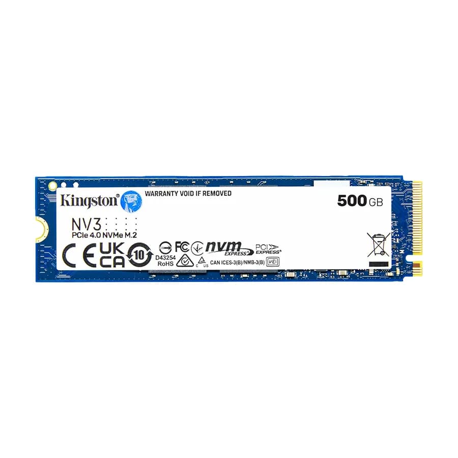 Kingston SSD SNV3S/500G 500GB NV3 NVMe PCIe 4.0 R/W:5000/3000MB/s