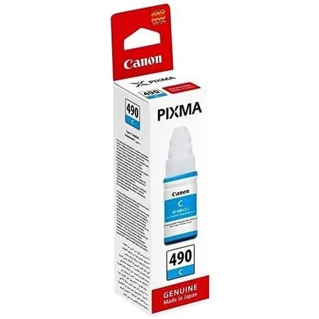 Tinta Canon GI490C CYAN za printer Canon G1400, G2400, G3400(0664C001AA)
