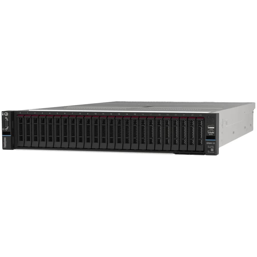 LENOVO ThinkSystem SR665 V3,8x2.5 SAS/SATA,AMD EPYC 9135 (16C 200W 3.65GHz),1x 32GB TruDDR5 6400MHz (2Rx8) RDIMM,RAID 940-8i 4GB PCIe Gen4,1x 750W Titanium HS,XCC Platinum,3yr Warranty