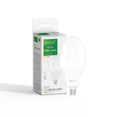 LED žarulja Green Tech 15W, 4000K, E27, B65, Flux: 1500 lm, IP40, Epistar chip