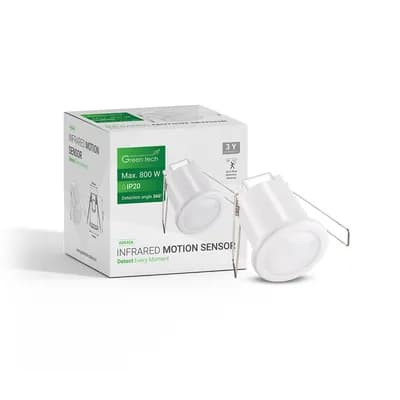 Infracrveni ugradni senzor pokreta Green Tech IMS40A, IP20, 360°