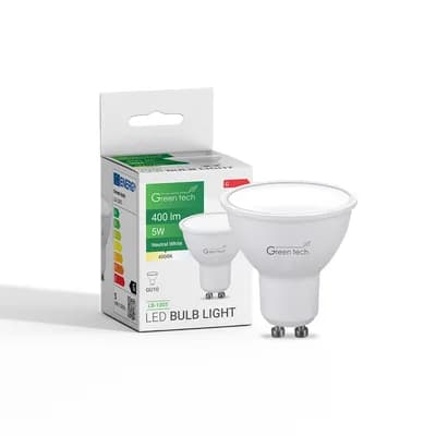 LED žarulja Green Tech 5W, 4000K, GU10, IP20, Sanan chip