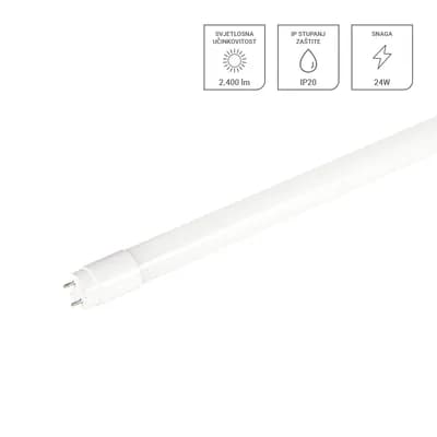 LED cijev Green Tech 150cm, 24W, 6000K, sa starterom