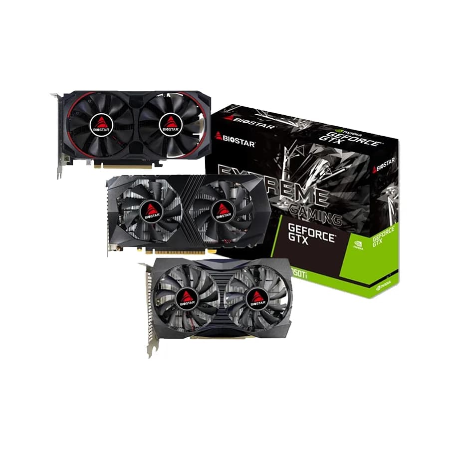 VGA BIOSTAR GTX1050Ti-4GB, DP, HDMI, DVI
