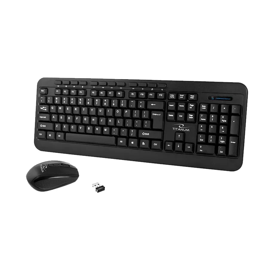 Tastatura i miš wireless 2,4GHz AKRON TITANUM TK109