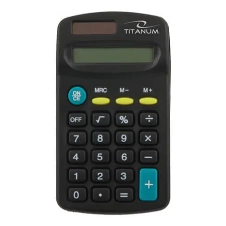 Kalkulator TITANUM TALES, 8 digit display, solar/battery power, TCL101