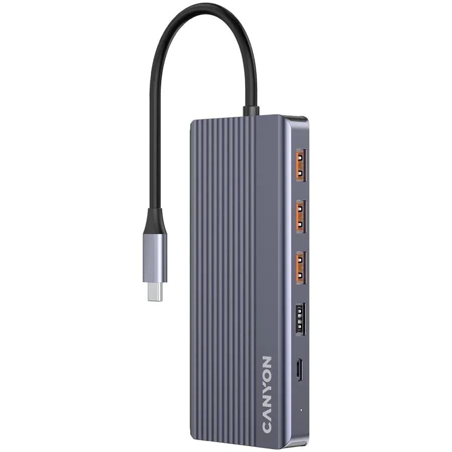 Canyon hub DS-16 13in1 4k USB-C Grey
