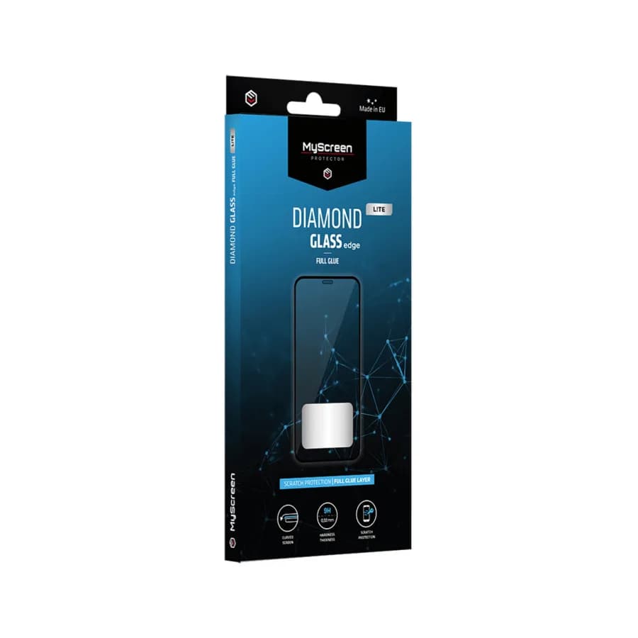 KALJENO STAKLO MYSCREEN LITE DIAMOND GLASS EDGE FULL GLUE ZA SAMSUNG GALAXY S23 FE CRNI