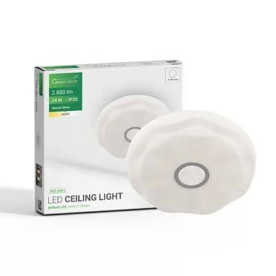 LED plafonjera Green Tech 24W, 4000K, fi 40cm