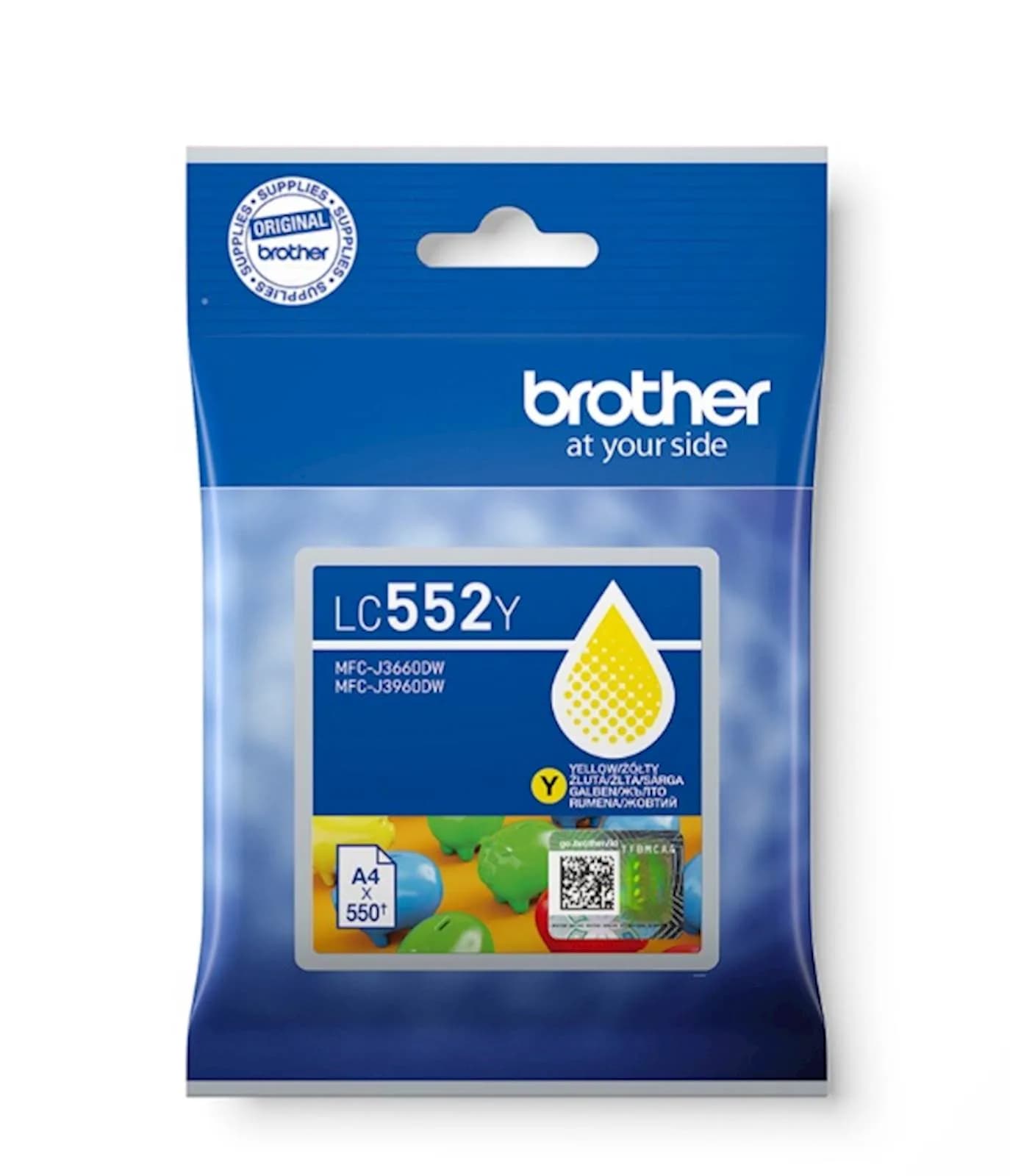 Tinta BROTHER LC552Y