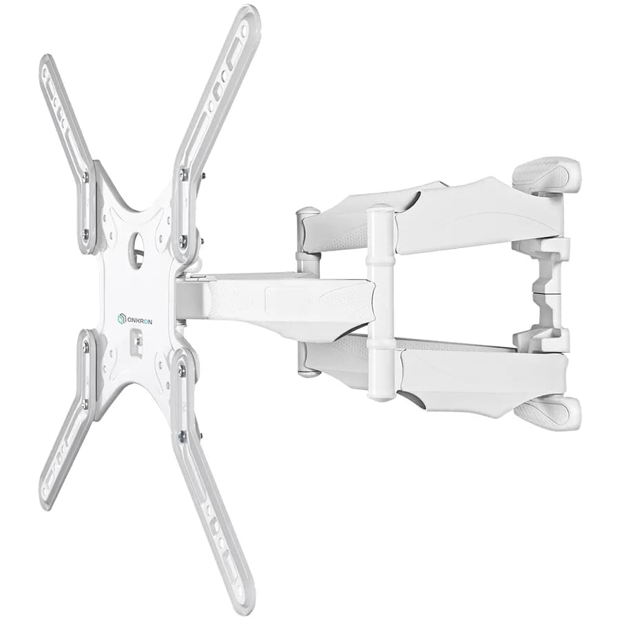 ONKRON Monitor desk mount for 37” – 70 Inch LCD LED OLED Screens, White