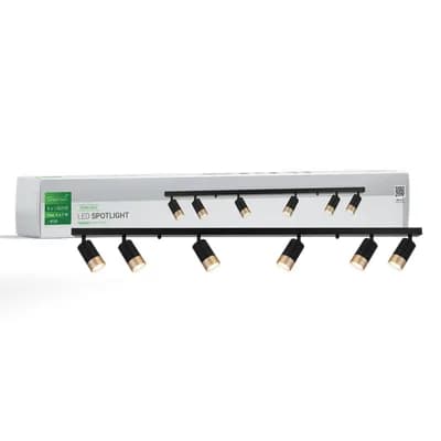 LED spot svjetiljka Green Tech, GU10 X 6 kom, crno-zlatna boja