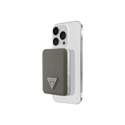 Power bank Guess 5000 mAh, MagSafe kompatibilan, smeđi
