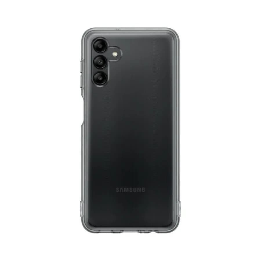 ORIGINALNA MASKA ZA SAMSUNG A04S GALAXY - SOFT CLEAR COVER (EF-QA047TBEGWW) CRNA