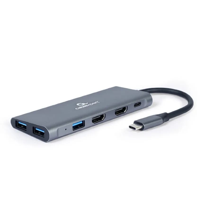 Docking station GEMBIRD USB adapter Type-C 3-in-1 multi-port adapter (Hub + HDMI + PD), A-CM-COMBO3-01