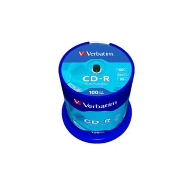 CD-R Verbatim 700MB 52x, 100/1, spindle
