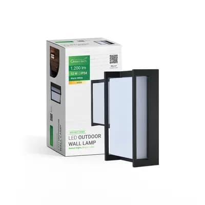 LED zidna svjetiljka Green Tech MARS, 12W, 3000K, IP54