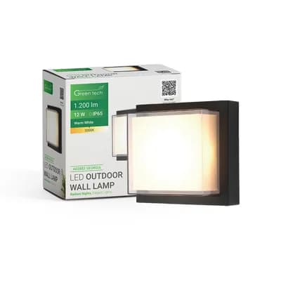 LED vanjska zidna svjetiljka Green Tech GEORGIA, 12W, 3000K, IP65