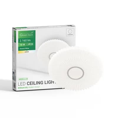 LED plafonjera Green Tech 18W, 4000K, fi 33cm