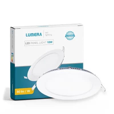 LED panel Lumera Lighting 18W, 3000K, ugradni, okrugli