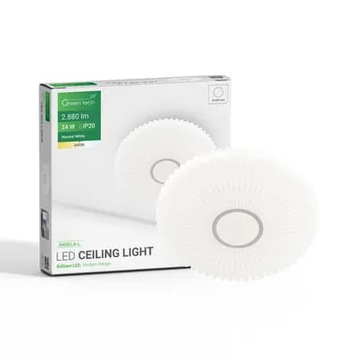 LED plafonjera Green Tech 24W, 4000K, fi 40cm