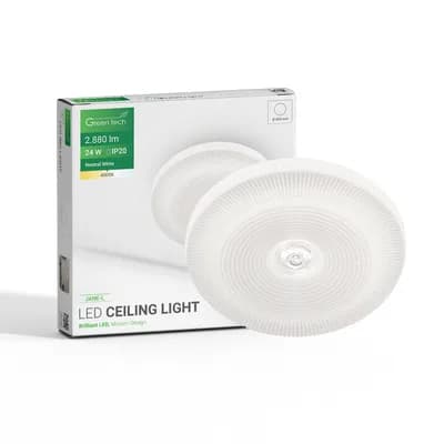 LED plafonjera Green Tech 24W, 4000K, fi 40cm