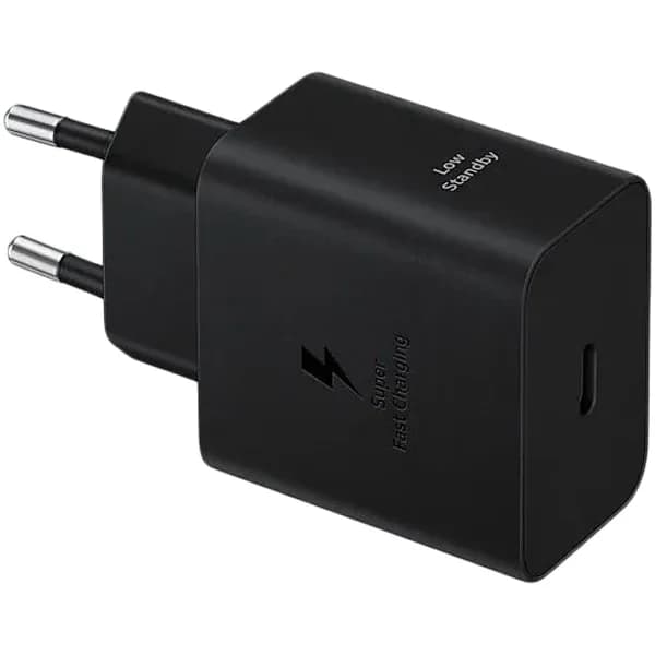 Samsung 45W Fast Charging USB-C Power Adapter Black (1.8m cable not included)