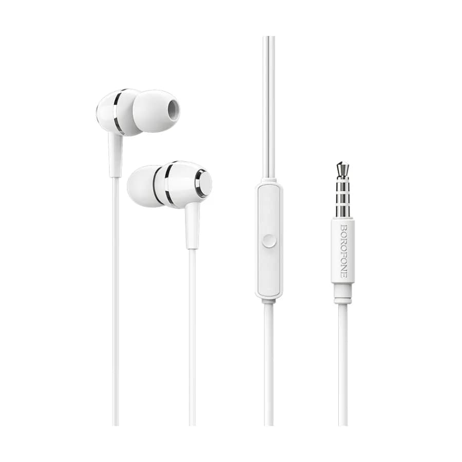 Slušalice sa mikrofonom 3.5mm BOROFONE BM36 Acura Universal white