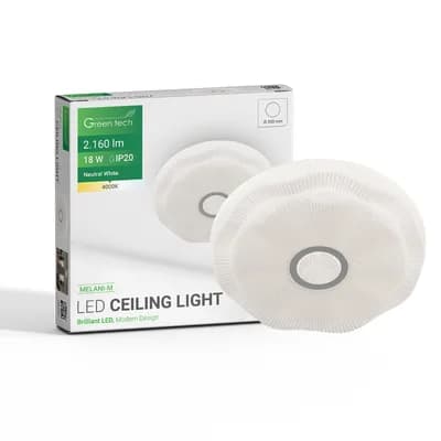 LED plafonjera Green Tech 18W, 4000K, fi 33cm